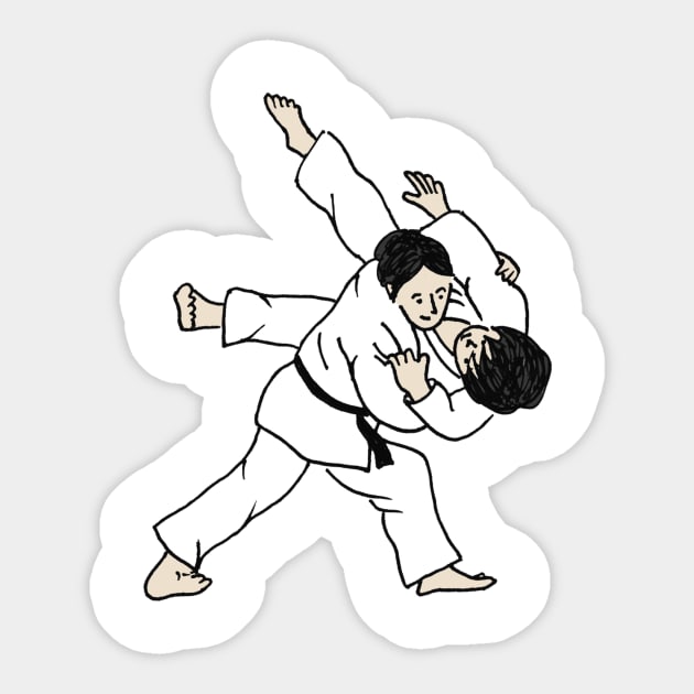 Judo Sticker by Das Brooklyn